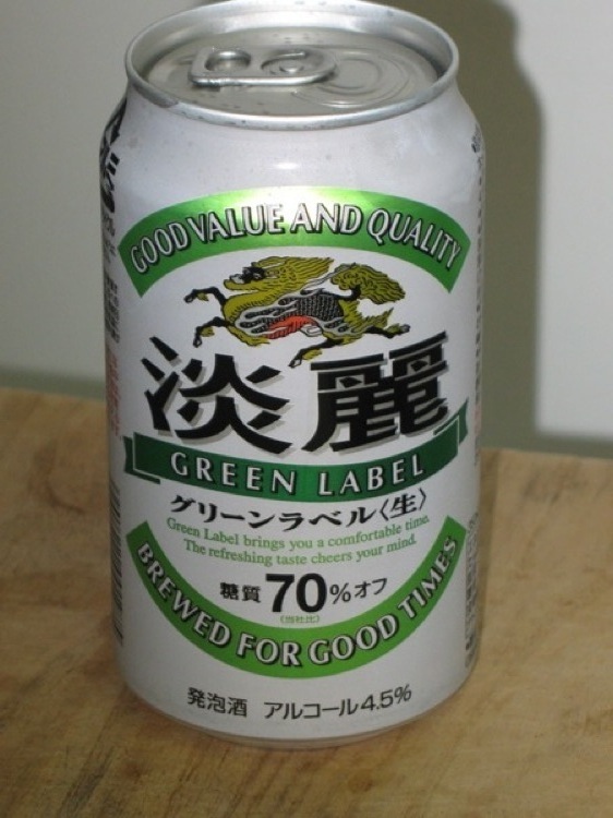 A can of Kirin beer.