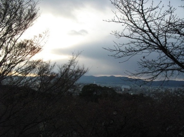A picture of the Kyoto skyline