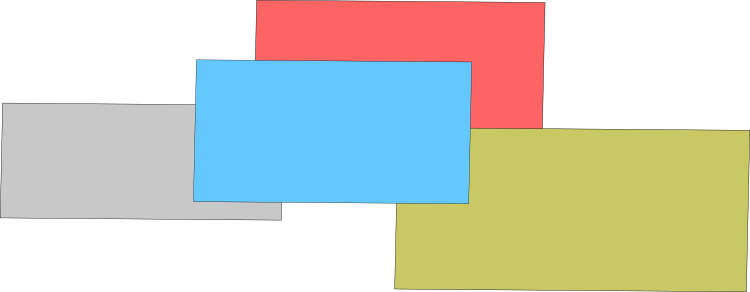A picture of layered squares.
