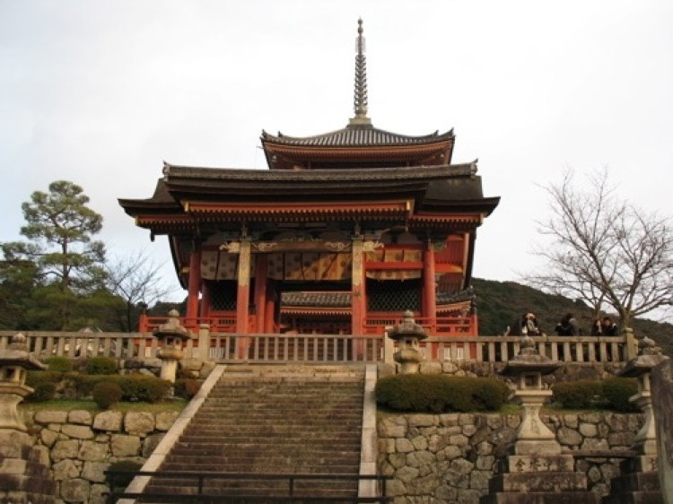 One of the structures at Kiyomizudera
