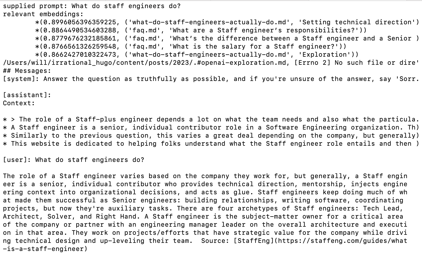 Poking around OpenAI Irrational Exuberance